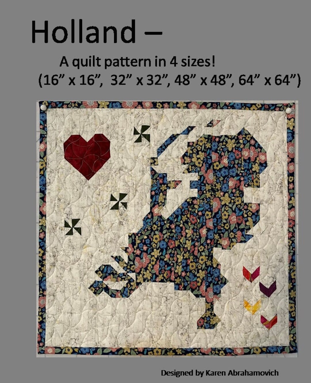 Holland Quilt Pattern in 4 Sizes Etsy