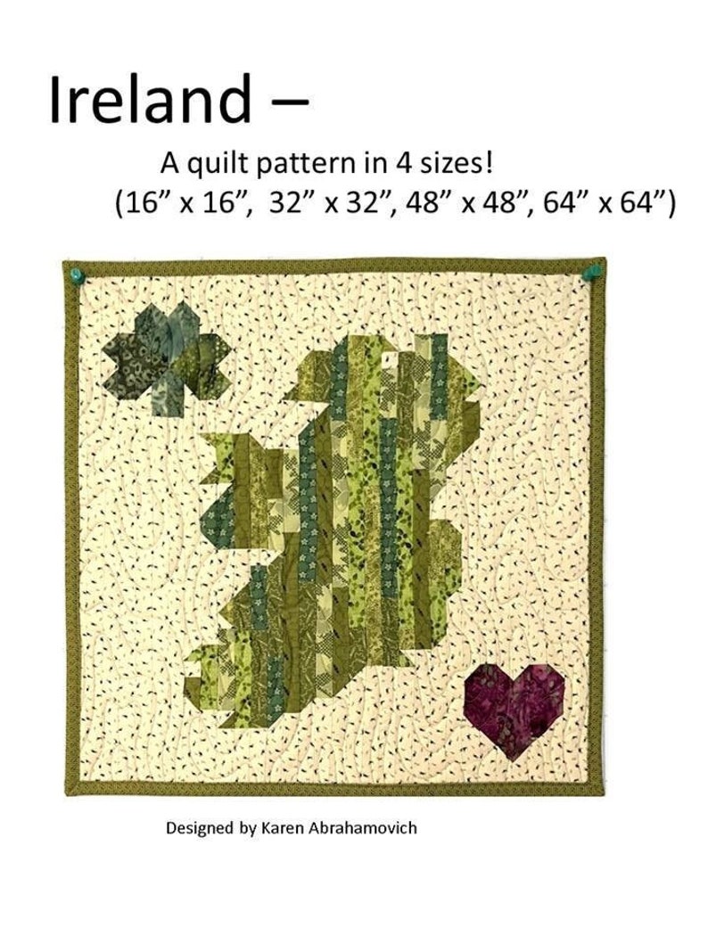 Ireland Quilt Pattern Etsy