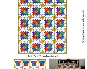 Paws All Around Quilt Pattern - 5 Sizes!
