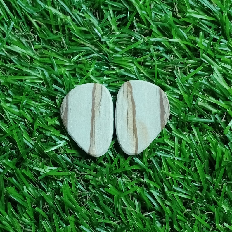 Best for jewellery Hendmed Stone AAA quality Natural Owyhee Picture Jasper piar Cabochon Healing Stones,