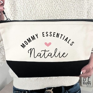 Geschenk Geburt für Mama und Baby, Set aus Windeltasche und Kosmetiktasche, Geschenkidee für werdende Mamas