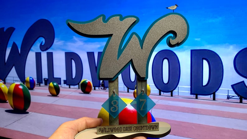 Limited Edition signed and numbered Wildwood Days Beach Countdown miniature image 1