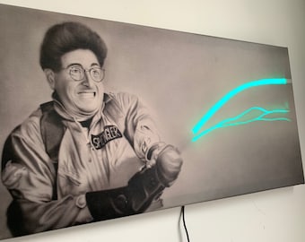 Cazafantasmas Egon Spengler Illuminart Canvas Print