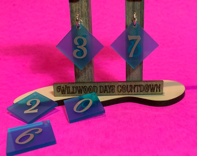 Limited Edition signed and numbered Wildwood Days Beach Countdown miniature image 4