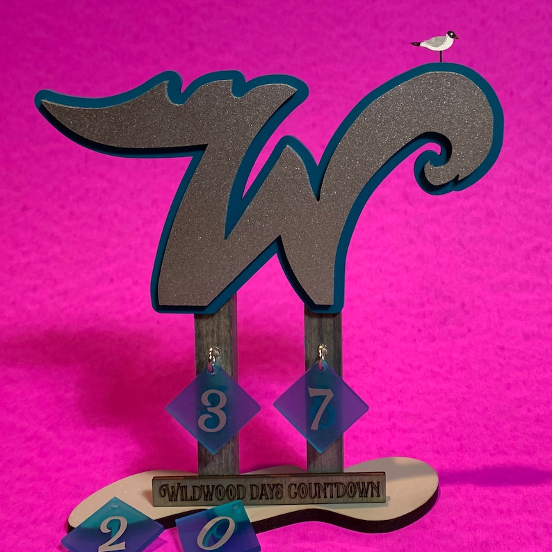 Limited Edition signed and numbered Wildwood Days Beach Countdown miniature image 3