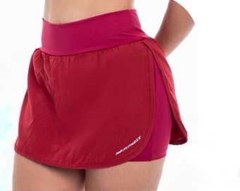 Gonna sportiva Skort da donna pantaloncini incorporati