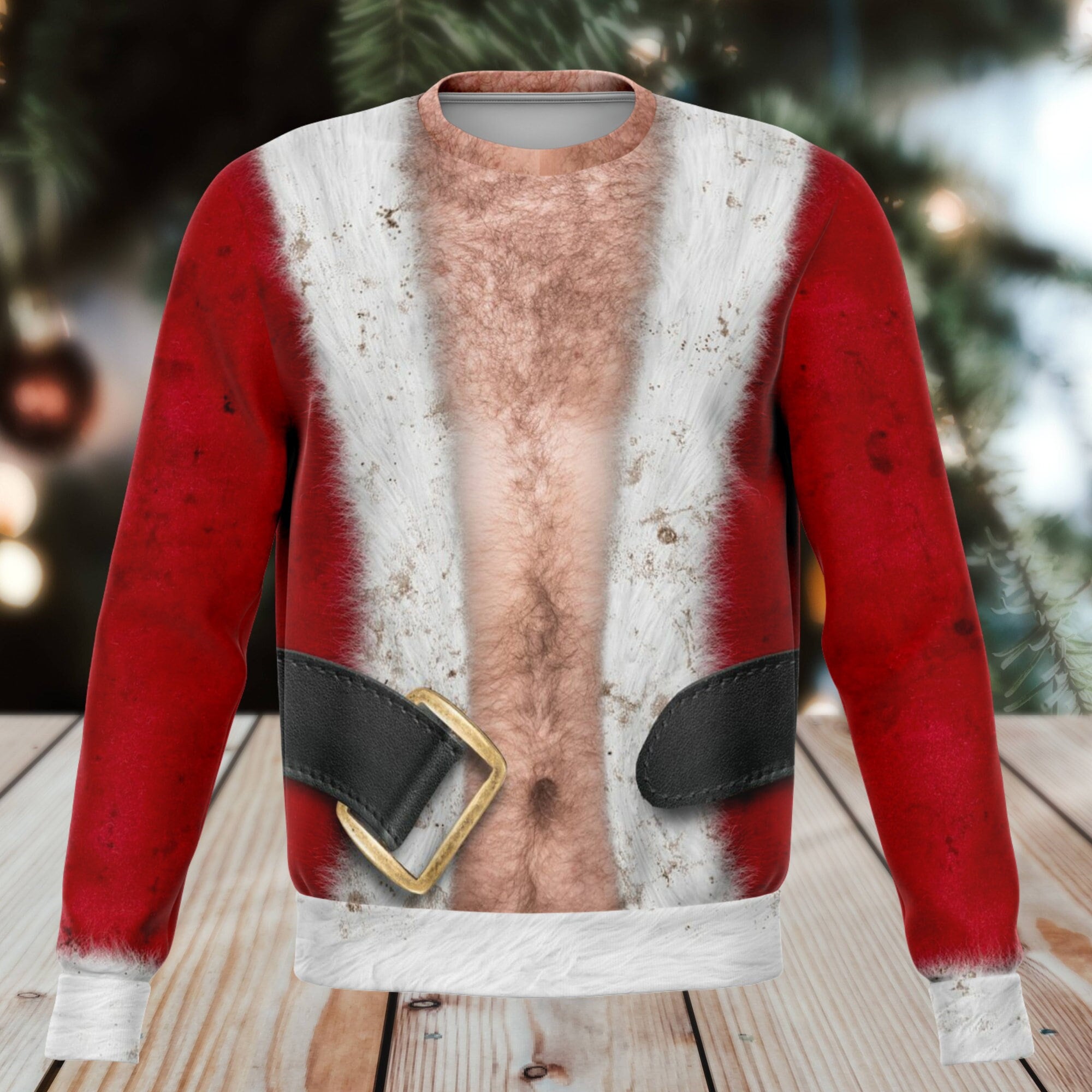 Bad Santa Sweater - Etsy