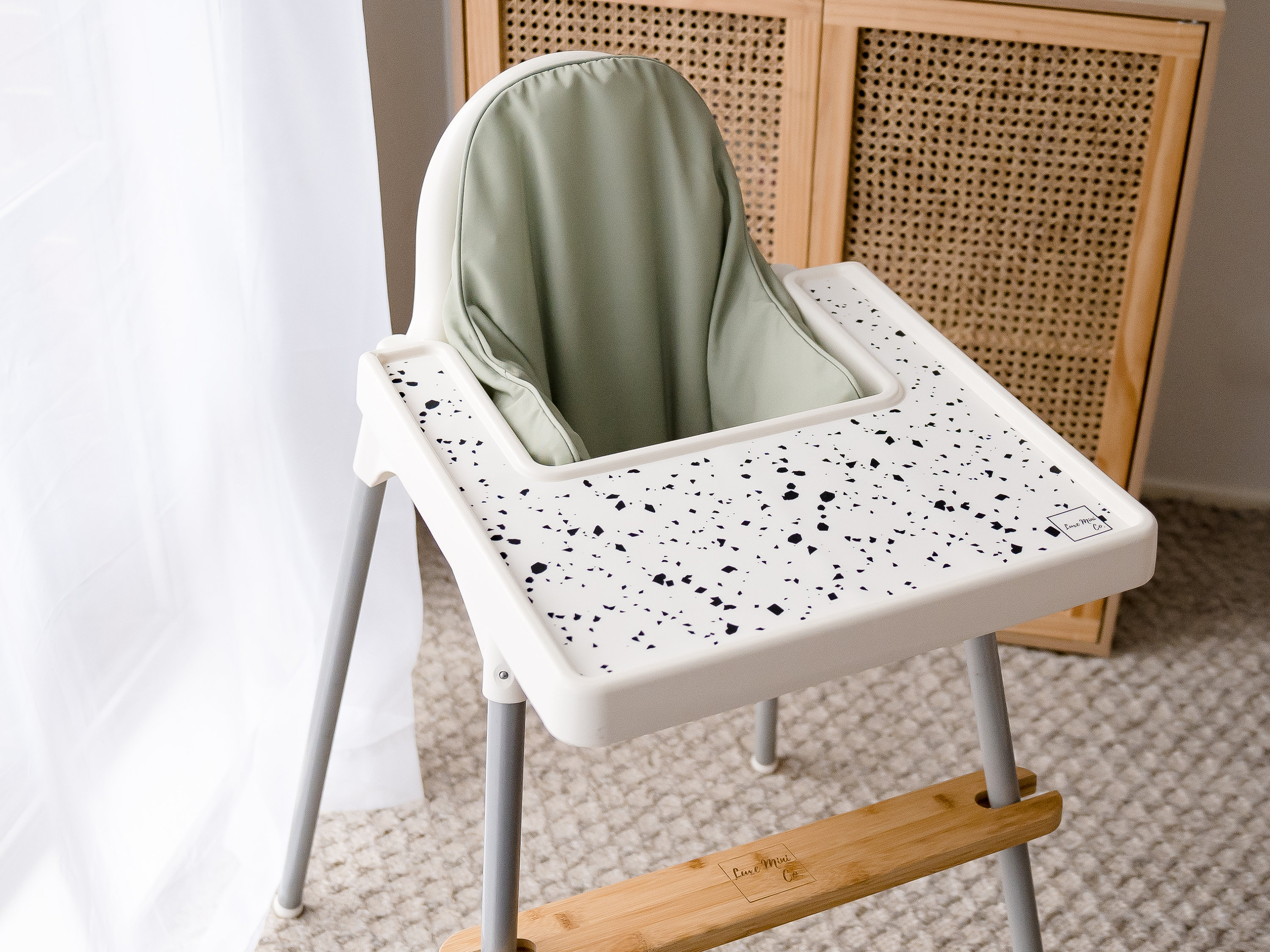 Terrazzo IKEA Antilop Highchair Silicone Pattern Placemat Ikea High
