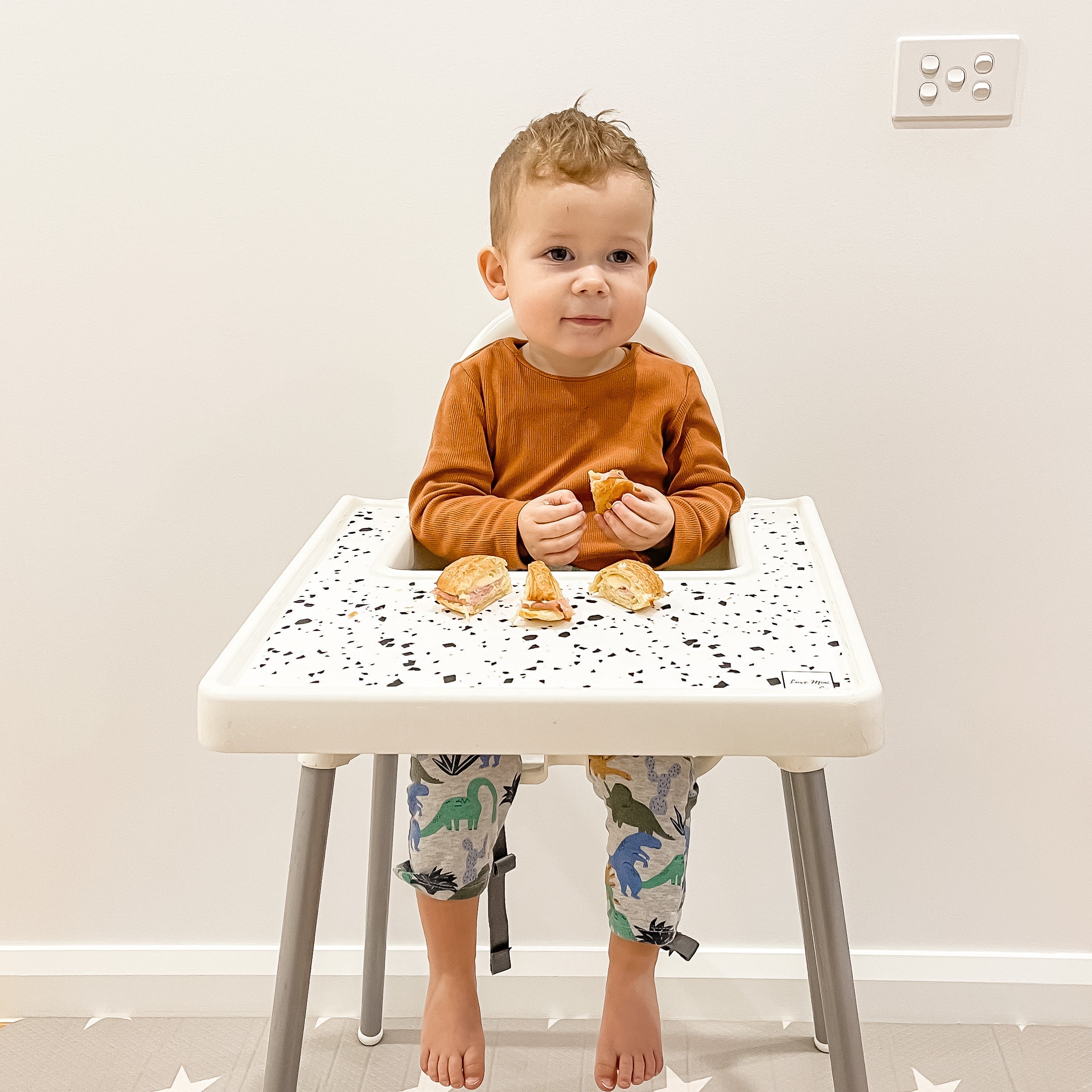 Terrazzo IKEA Antilop Highchair Silicone Pattern Placemat Etsy