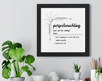 Perfectenschlag Square Framed Print - Dwight Schrute Quote from The Office
