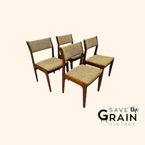 Vintage Mid-Century Modern Teak Dining Chairs