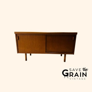 Vintage Mid-Century Modern Teak Sideboard Cabinet