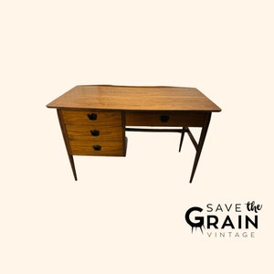 Vintage Mid-Century Modern Walnut Desk