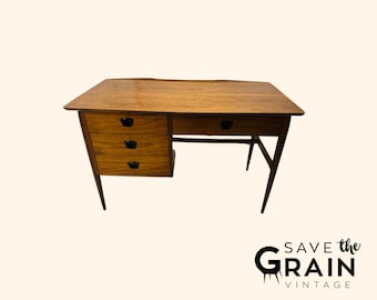 Vintage Mid-Century Modern Walnut Desk