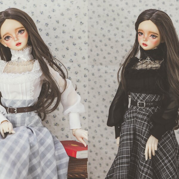 BJD Clothes SD doll cloth For 1/3 1/4 doll Ruffle neck lace blouse[sd16girl,sd13girl,msd]