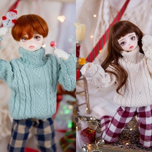 BJD Clothes 1/4 doll turtleneck sweater For msd Dollfie MSD,MDD