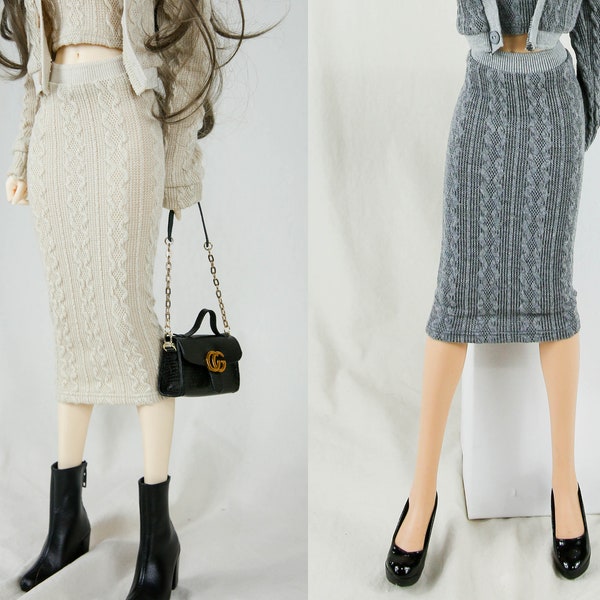 BJD Clothes SD doll cloth For 1/3 , 1/4 doll pretzel knit skirt [SD13~16girl,MSD,girl]