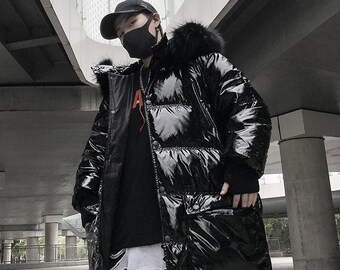 black thick jacket
