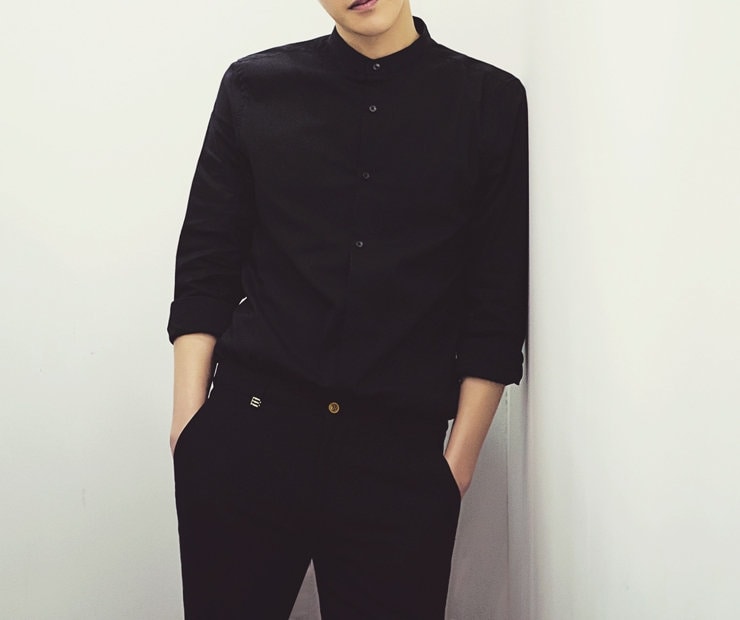 Men White/black Button Shirt Cool Designed Street Shirt Etsy UK