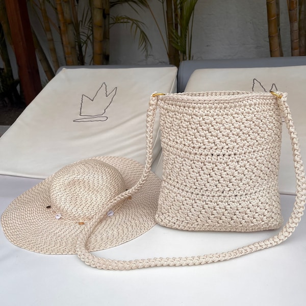 Crochet Summer Vibe Bag PDF download Pattern, cross body bag. Crochet bag pattern, festival, summer bags, holiday bags, crochet boho bag.