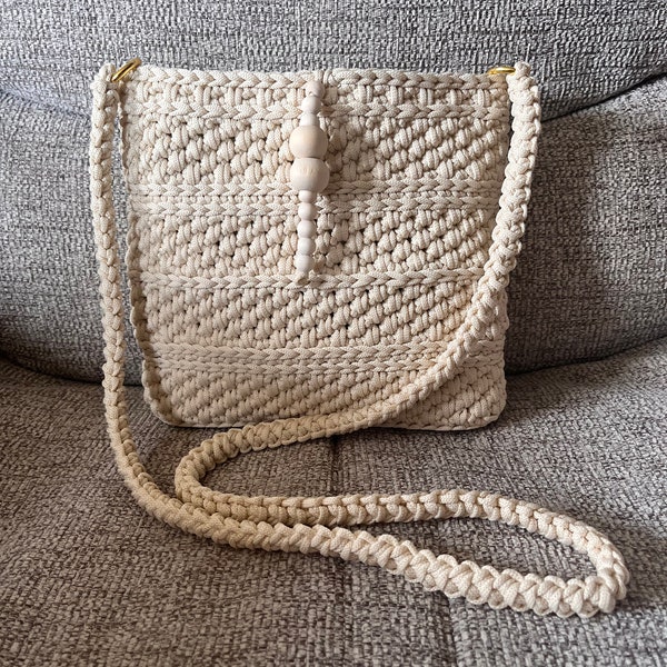 The Bria Crochet Bag Pattern, boho, boho bag, crochet bag, crochet fashion, crossbody bag, festival bag, summer bag.