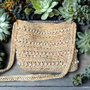 The Sophia Bag, crochet pattern, PDF, crochet bag, crochet boho, raffia yarn, crochet fashion, festival bag.
