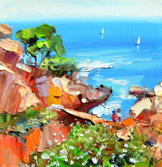 アクリル画　風景画　海　船の絵　帆船　アート　イラスト　絵画　夏　インテリア 風景画　海の絵　船の絵　帆船　絵画　自然　夏　月　アクリル画