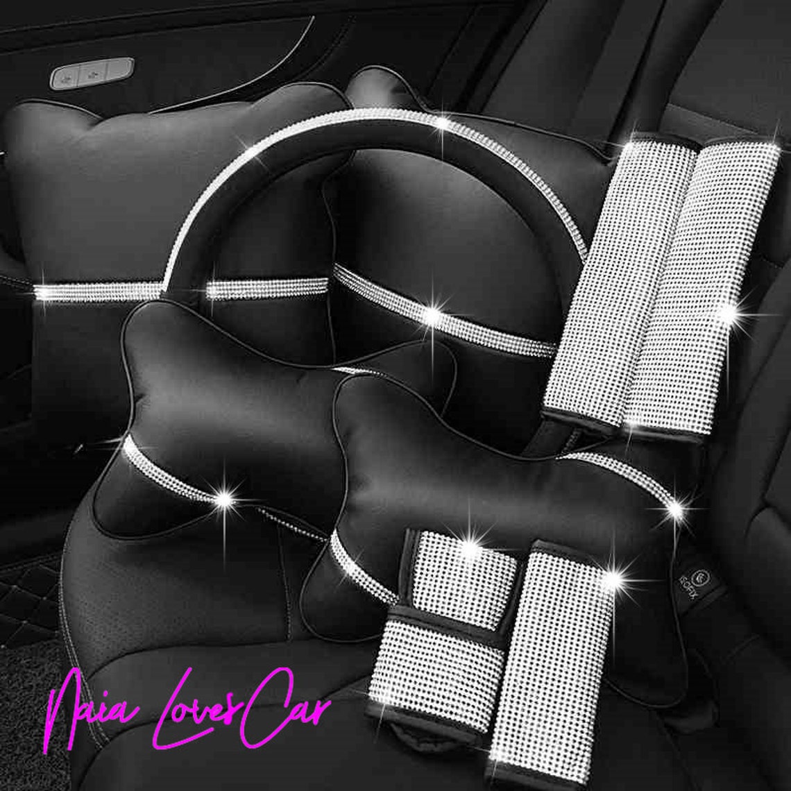 Silve Bling Seat Covers for Cars/ Universal Set Car Bling Etsy