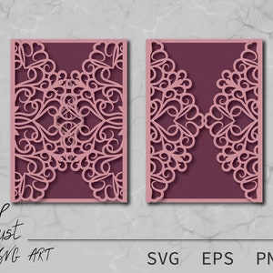Gate Fold Card - Gate Fold Card Tepmplate - Cartes de célébration - Cartes de voeux - Gate Fold Card Template Digital 5"x 7" File