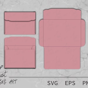Einfacher Umschlag Vorlage 15x2x2 cm - Dekorative Umschläge - Umschlag Vorlage - Einfacher Umschlag - SVG Umschlag - SVG Umschlag Vorlage