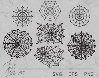 Spider web - Spider webs - Spider web SVG - Spider webs SVG - Halloween - Halloween SVG - Spider web Silhouette - Halloween Silhouette