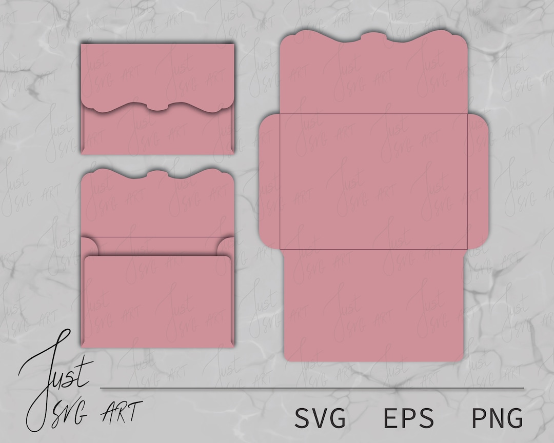 Simple Envelope Template 5.2x7.2 in - Decorative Envelopes - Envelope ...