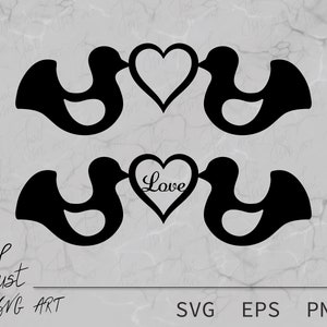 Love Birds Svg – Love birds Png – Couple T-shirt designs – Birds Svg – Birds Png – Baby Love Bird Design