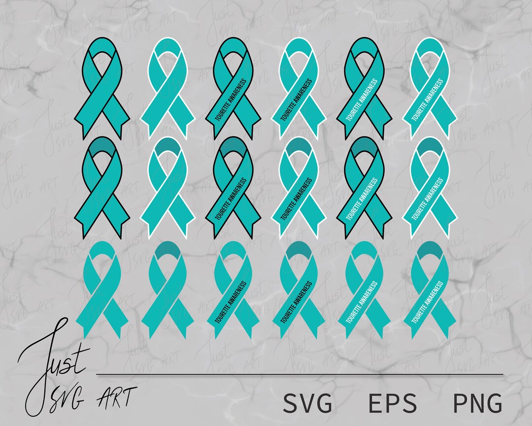 Turrets Ribbon Tourette Syndrome Awareness – Tourette Syndrome – Disability Awareness ...