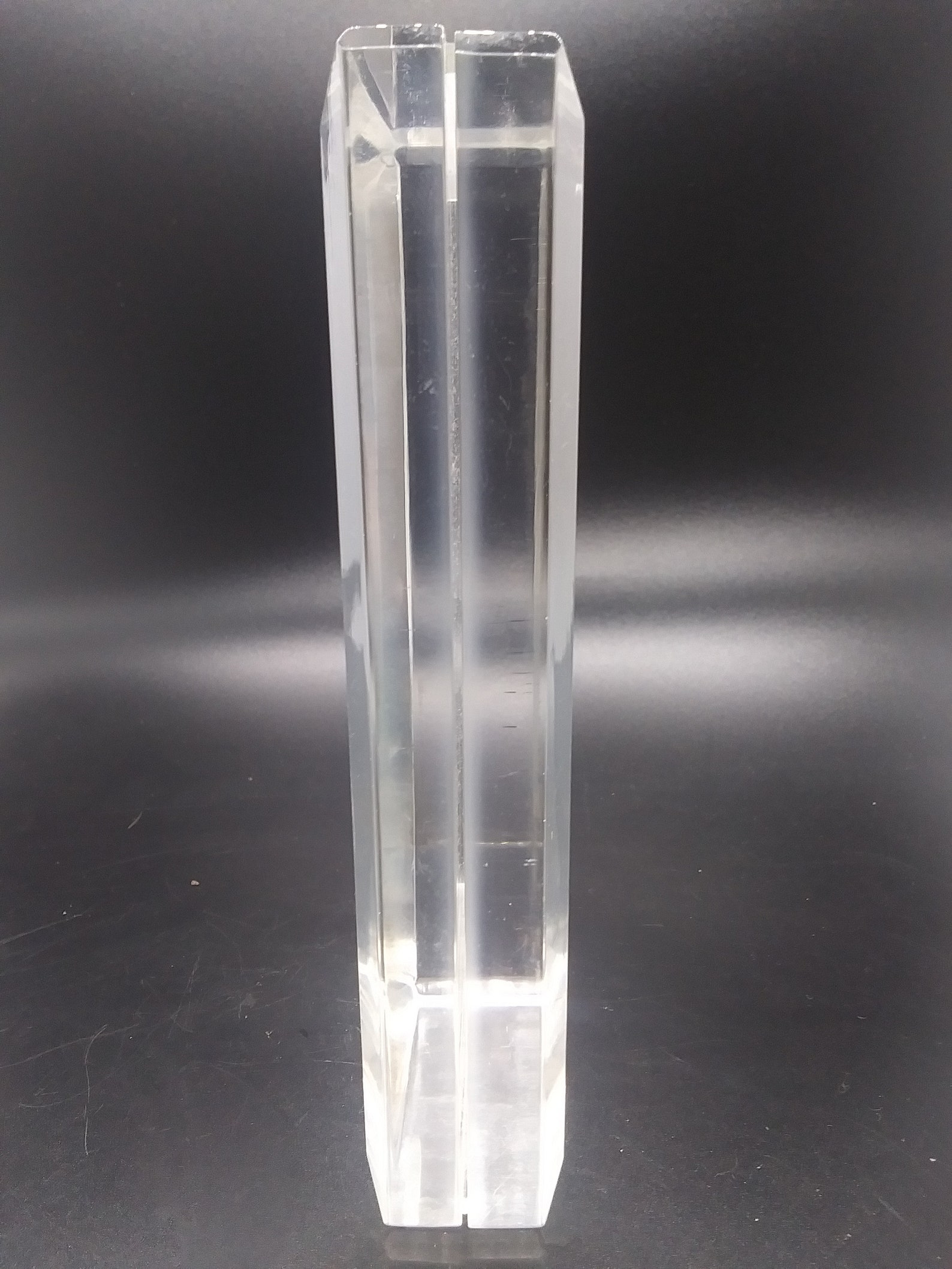 Mid Century Lucite Clear Picture Frame Etsy