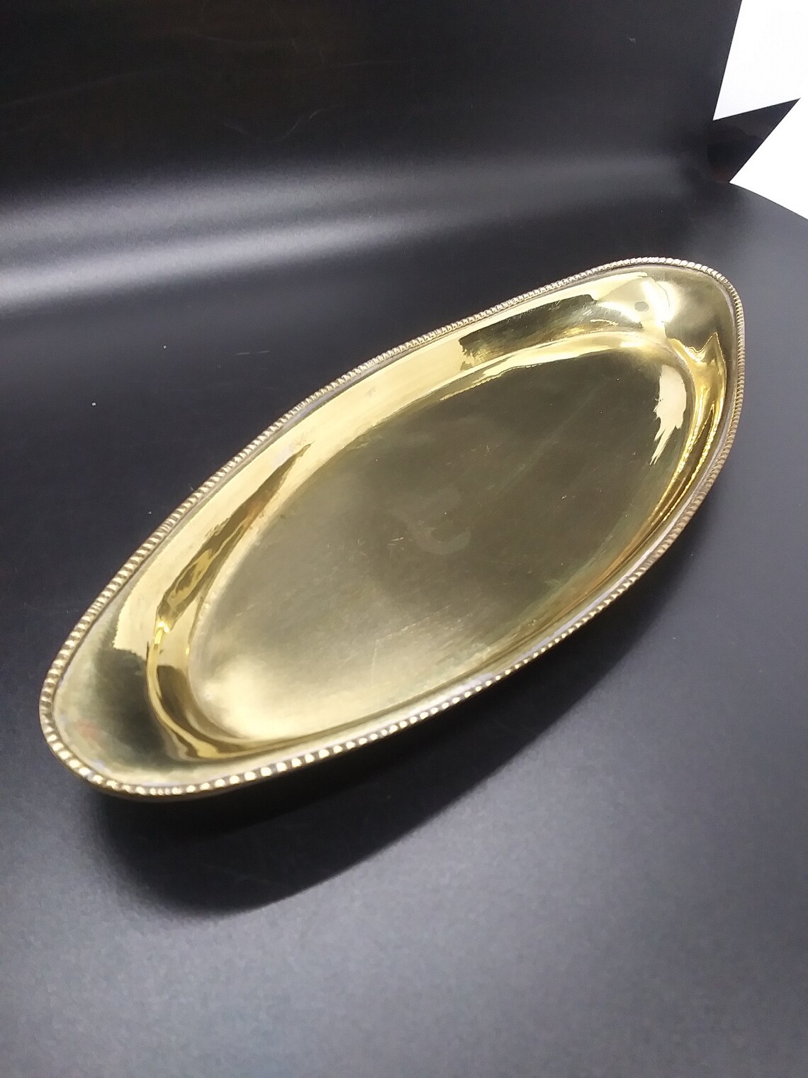 Vintage Mottahedeh Design Brass Tray India Etsy