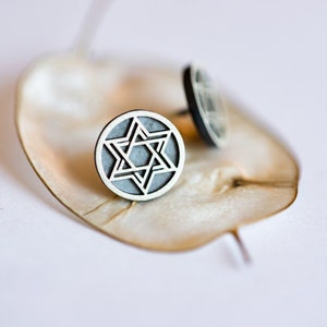 Star of David Stud Earrings Jewish Girl Gift Israel Earrings