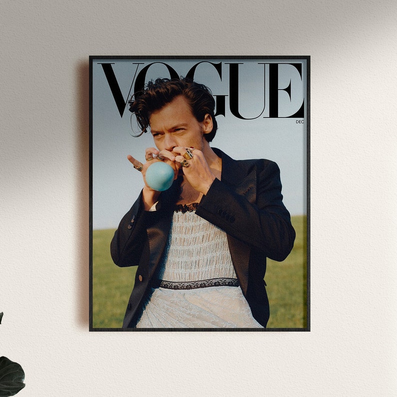 vogue magazine with harry styles