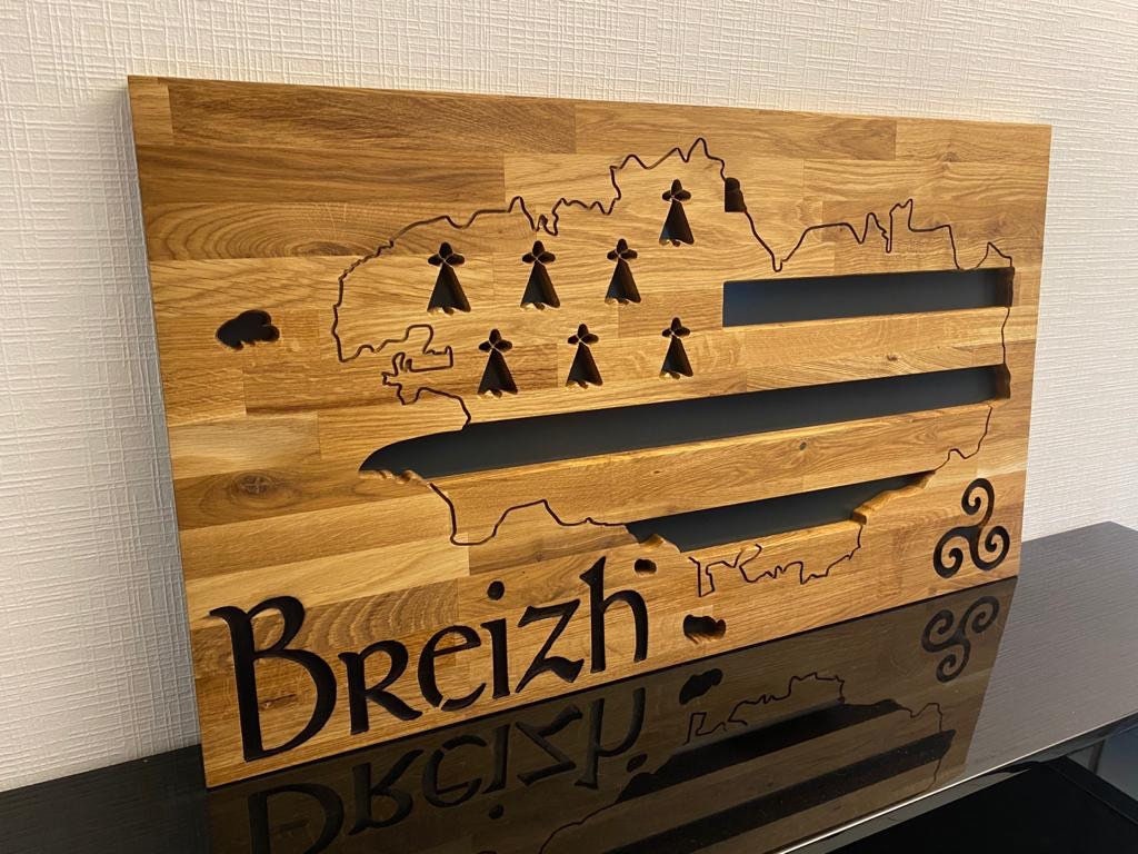 Bretagne en Bois Sculpté