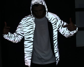 reflective coat mens