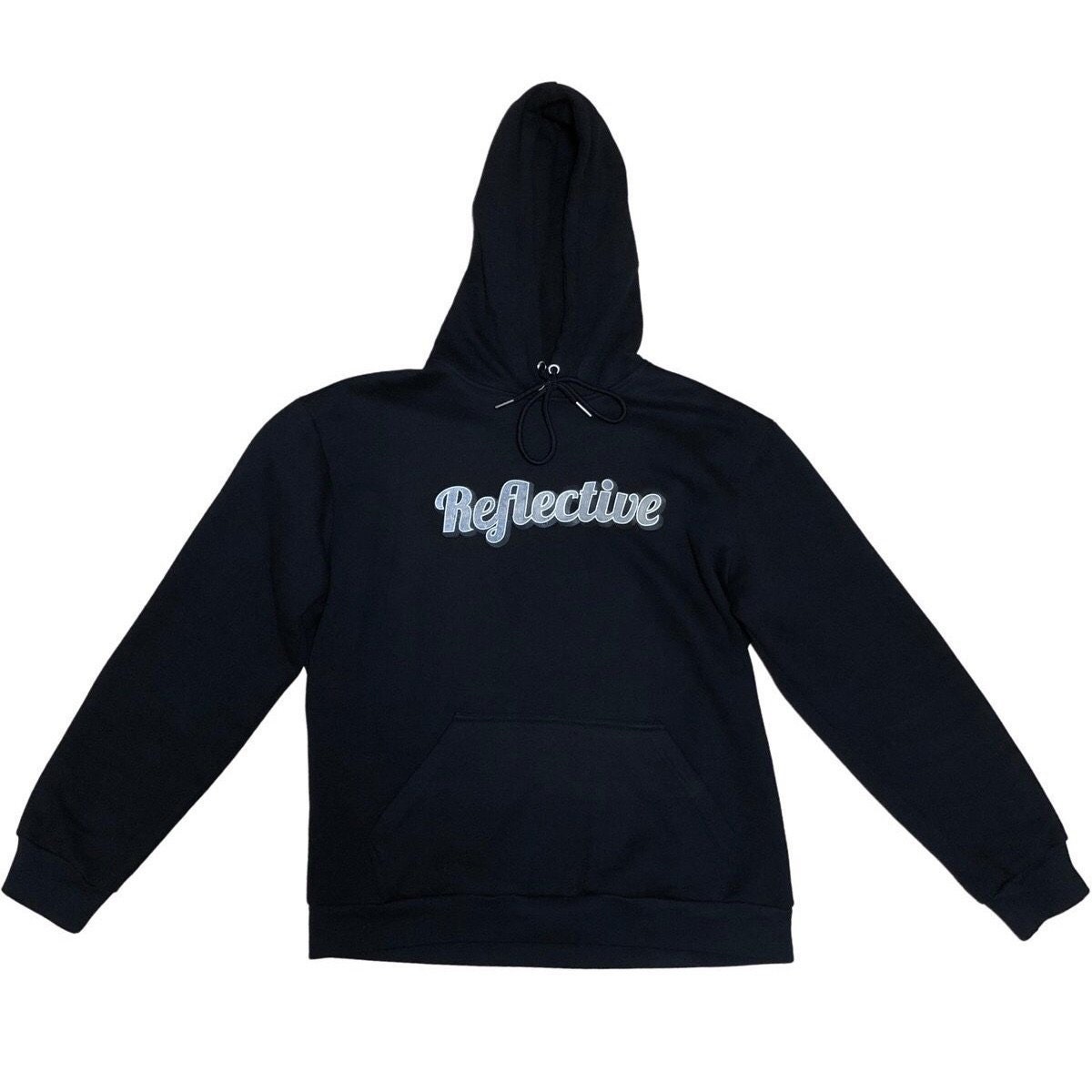Hoodie Reflective Reflective Print Design Etsy