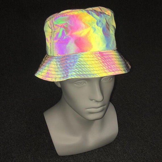 Holographic Bucket Hat Iridescent 