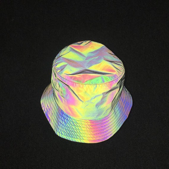 Holographic Bucket Hat Iridescent 