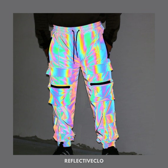 Reflective Rainbow Festival Bottoms 