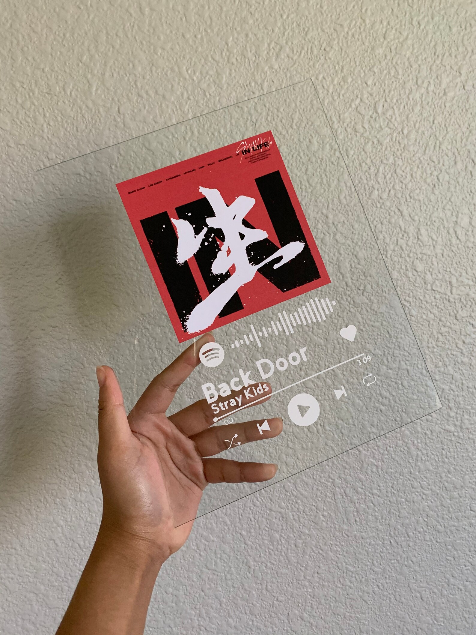 Custom Glass Album Cover Etsy