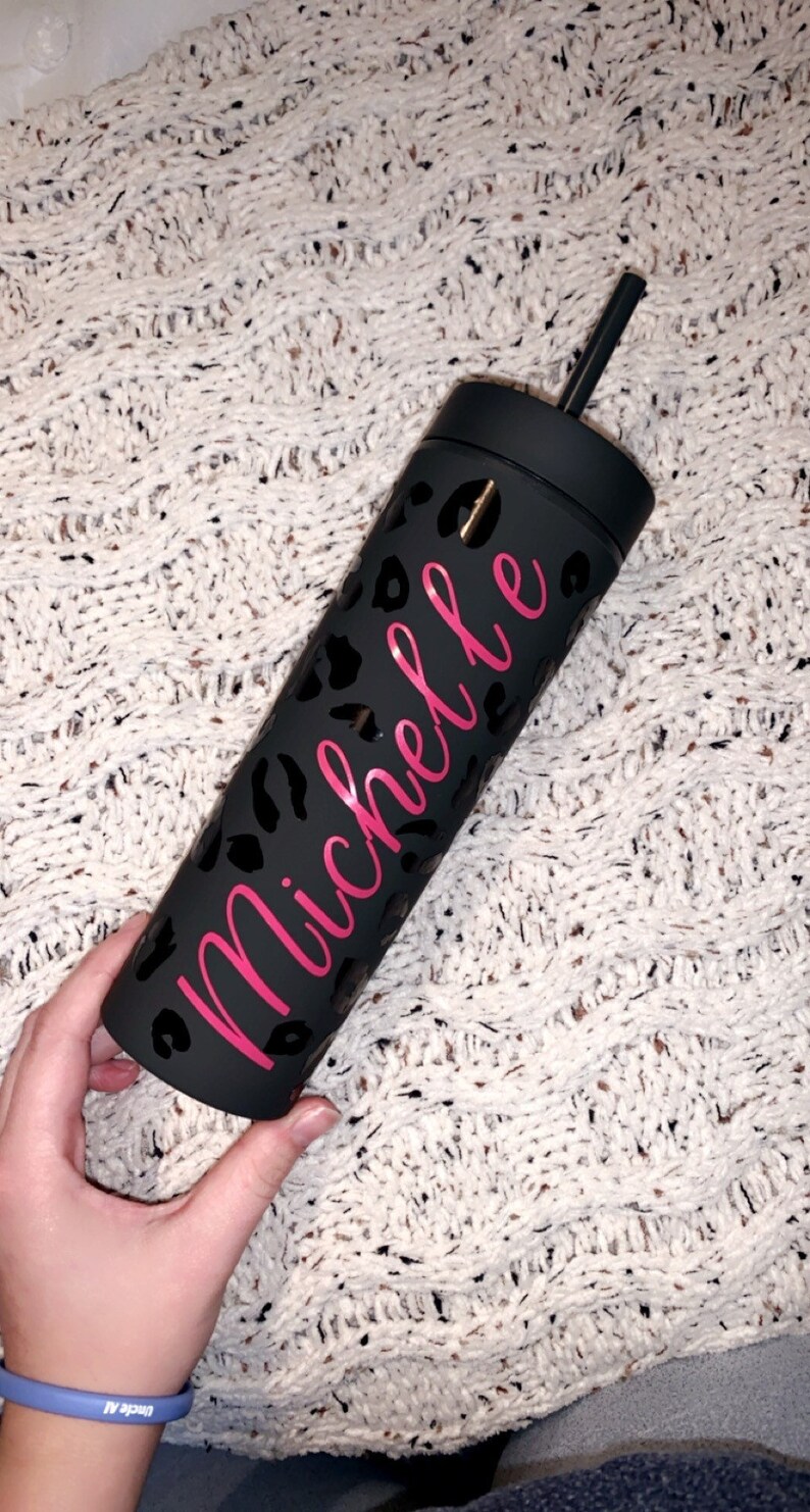 Custom 16oz Skinny Matte Tumbler
