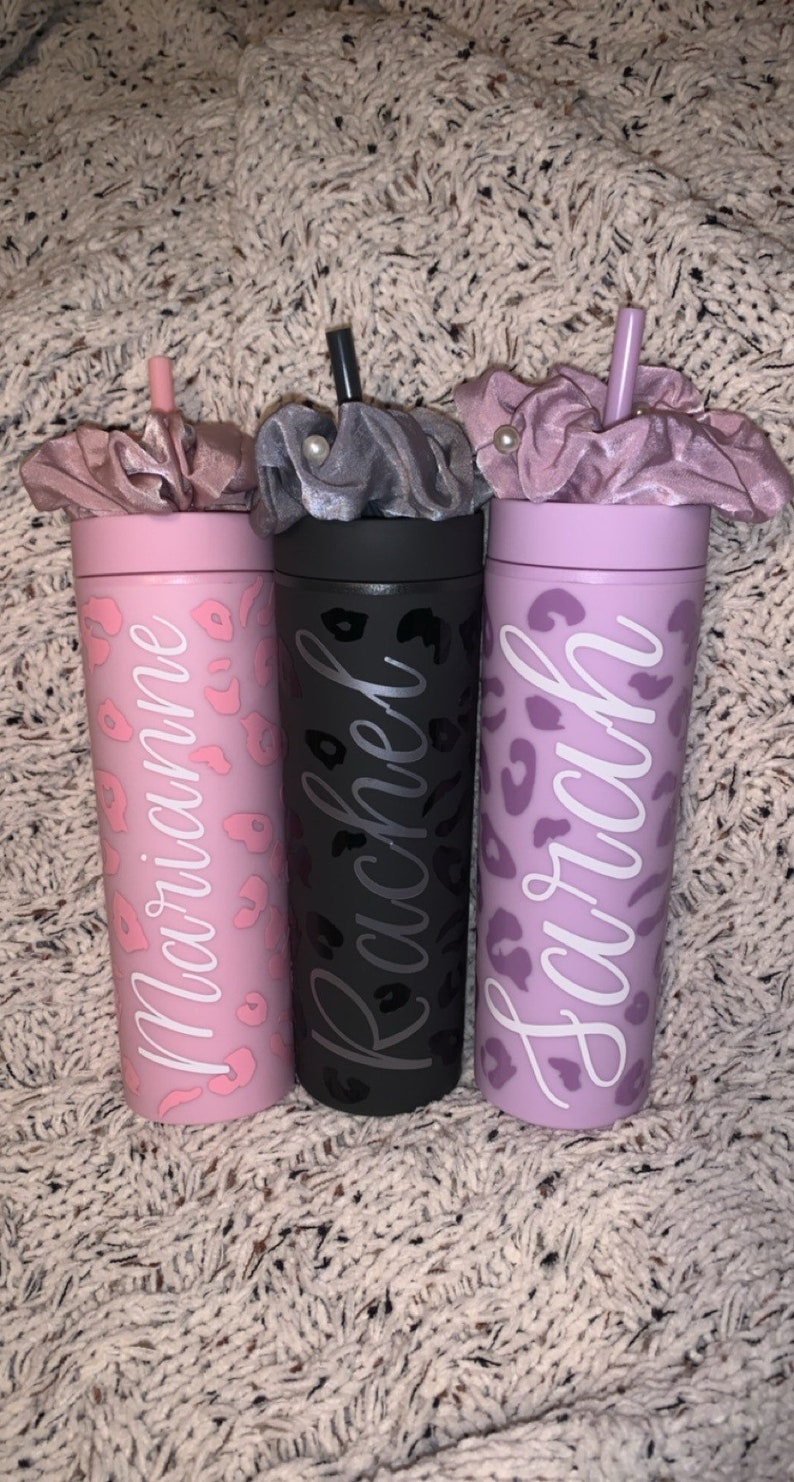 Custom 16oz Skinny Matte Tumbler