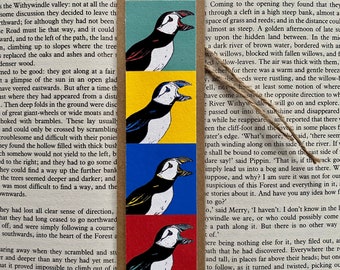 Puffin Pop Art Bookmark - Book Gift