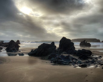 Pembrokeshire Photo Print - Marloes Winter Coast Photographty - Welsh Beach