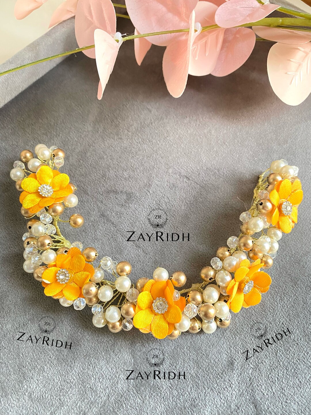 Asian Indian Pakistani Yellowhair Bun Traditional Hair Accessories